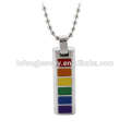 Neue Design Modeschmuck Edelstahl Infinity Halskette Regenbogen Halskette